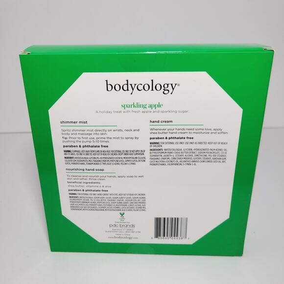 Bodycology Sparkling Apple 3 Piece Hand Care Set NEW Womens Gift Set - Picture 2 of 2